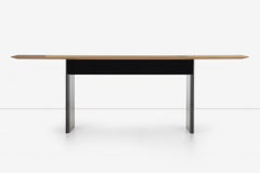 Giovanni Offredi for Saporiti Dining Table in Birdseye Maple
