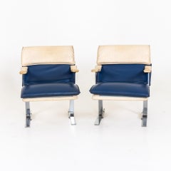 Giovanni Offredi for Saporiti 'Onda Wave' Lounge Chairs, 1970s