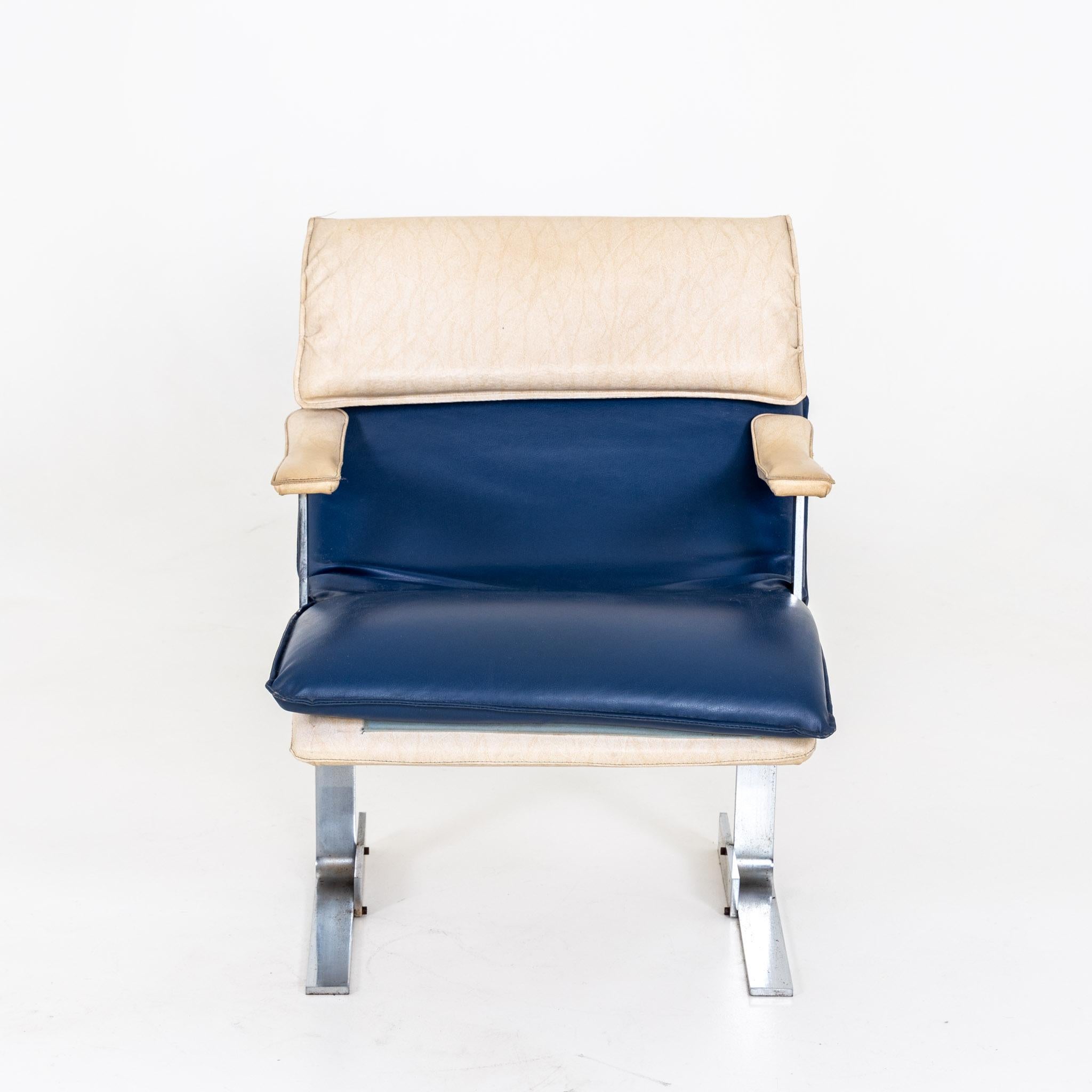 Giovanni Offredi for Saporiti 'Onda Wave' Lounge Chairs, 1970s In Good Condition For Sale In Greding, DE