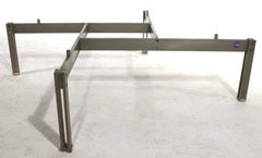 Tavolino in vetro Onda di Giovanni Offredi per Saporiti, 1970 ca.