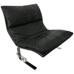Giovanni Offredi "Onda" Postmoderner Wave Lounge Chair für Saporiti