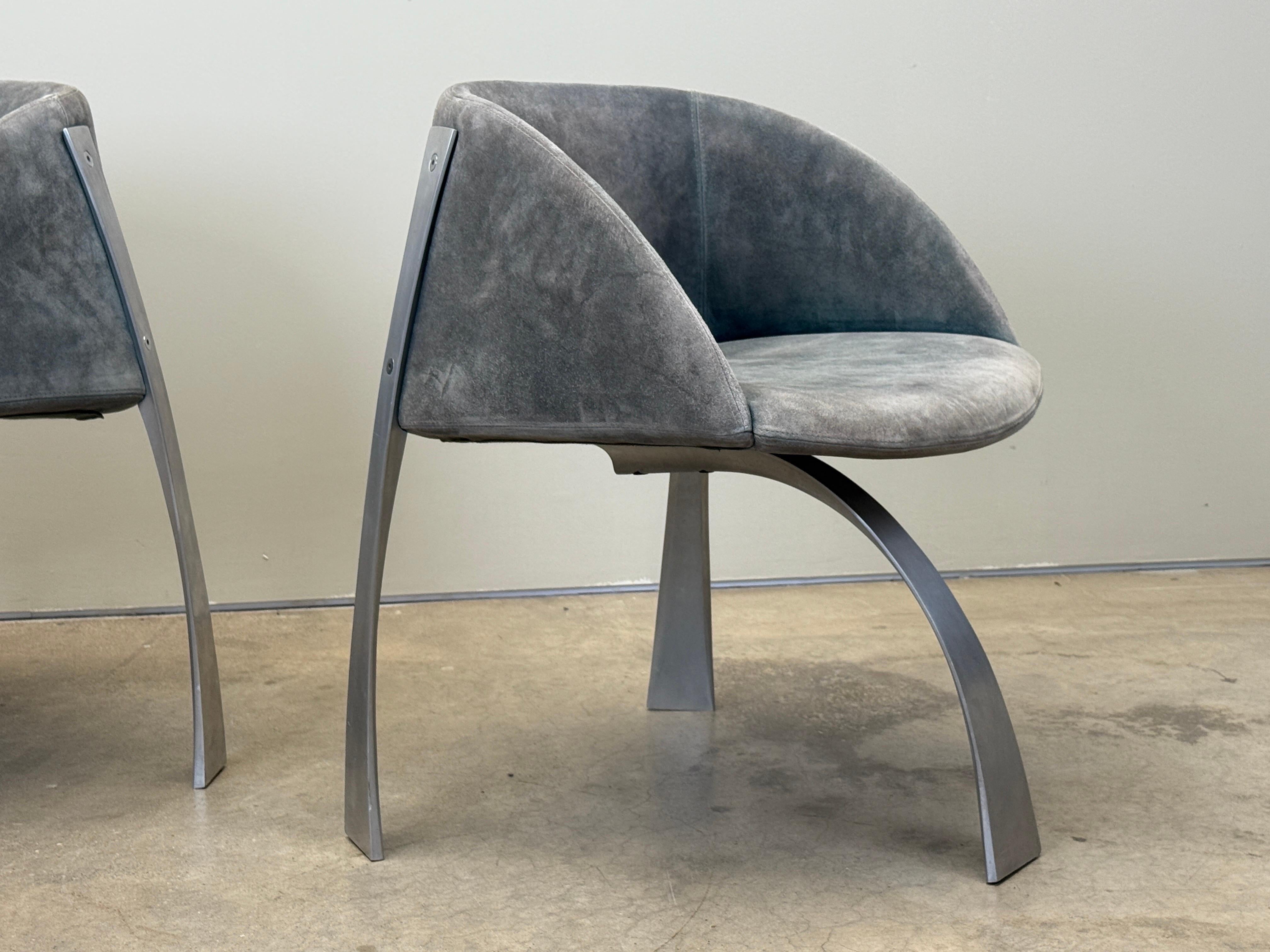Giovanni Offredi P80 armchairs for Saporiti Italy 1973 For Sale 8
