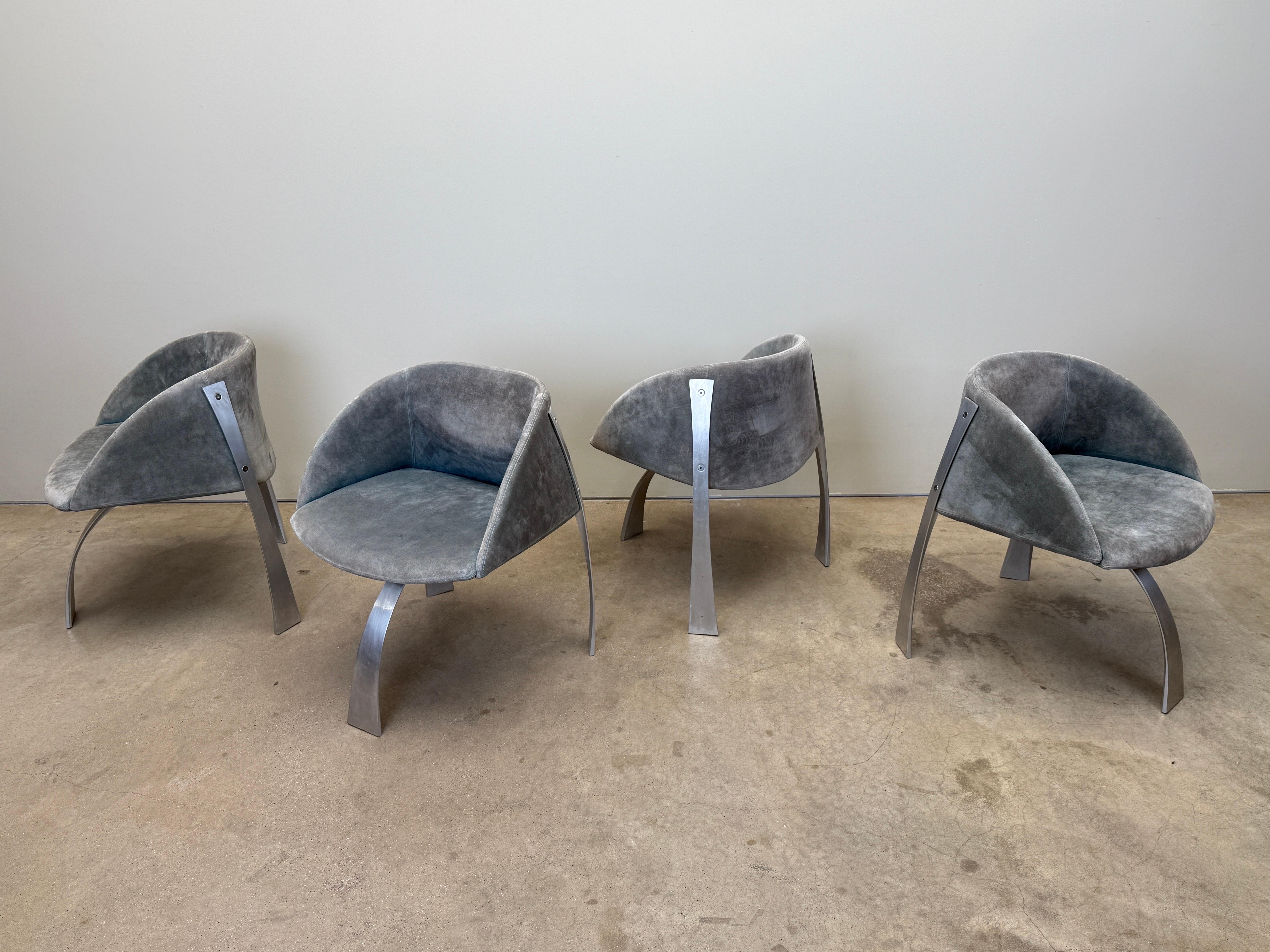 Giovanni Offredi P80 armchairs for Saporiti Italy 1973 For Sale 10