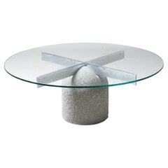 Giovanni Offredi “Paracarro” Coffee Table for Saporiti Italia, 1970