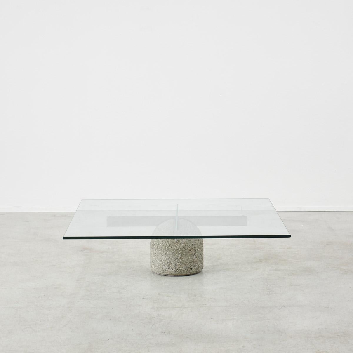 Postmoderne Table basse Paracarro de Giovanni Offredi pour Saporiti, Italie 1973 en vente