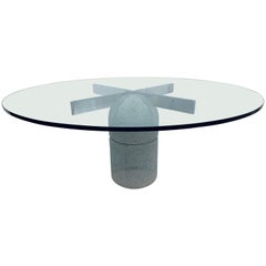 Giovanni Offredi “Paracarro” Dining or Center Table for Saporiti Italia