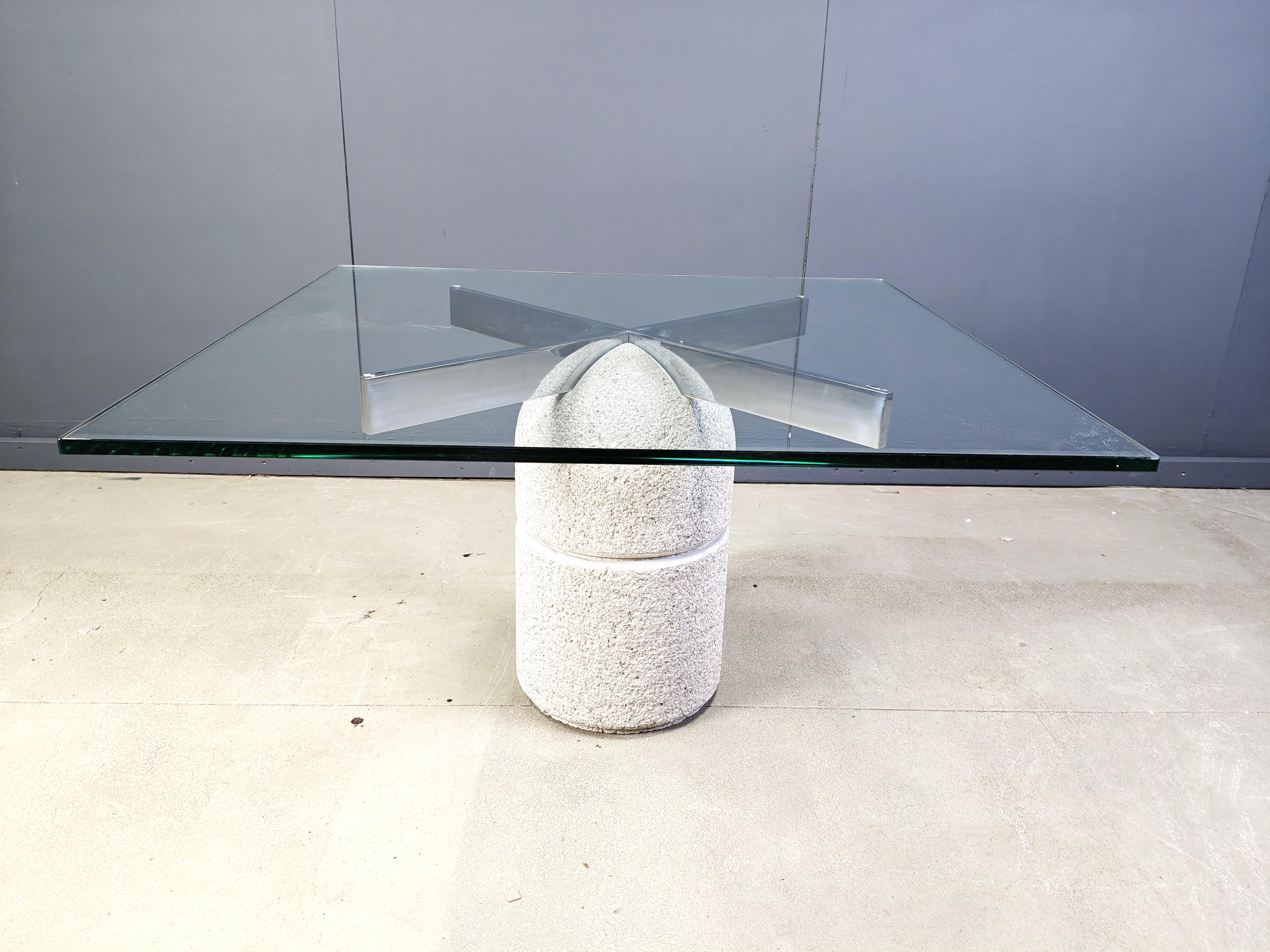 Table de salle à manger Paracarro de Giovanni Offredi pour Saporiti, 1970 en vente 1
