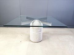 Table de salle à manger Paracarro de Giovanni Offredi pour Saporiti, 1970