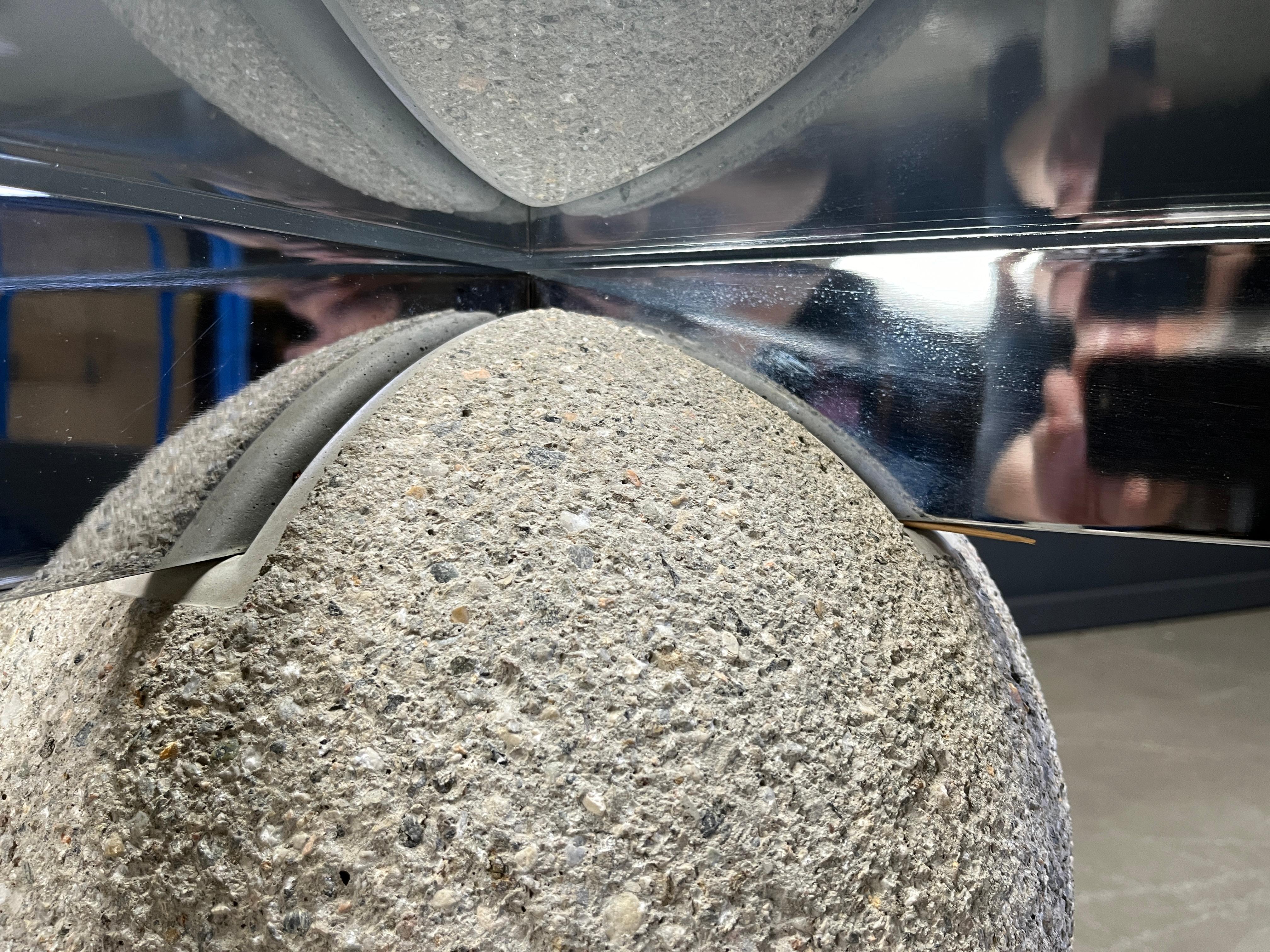 Table de salle à manger Paracarro de Giovanni Offredi pour Saporiti, 1970 en vente 1