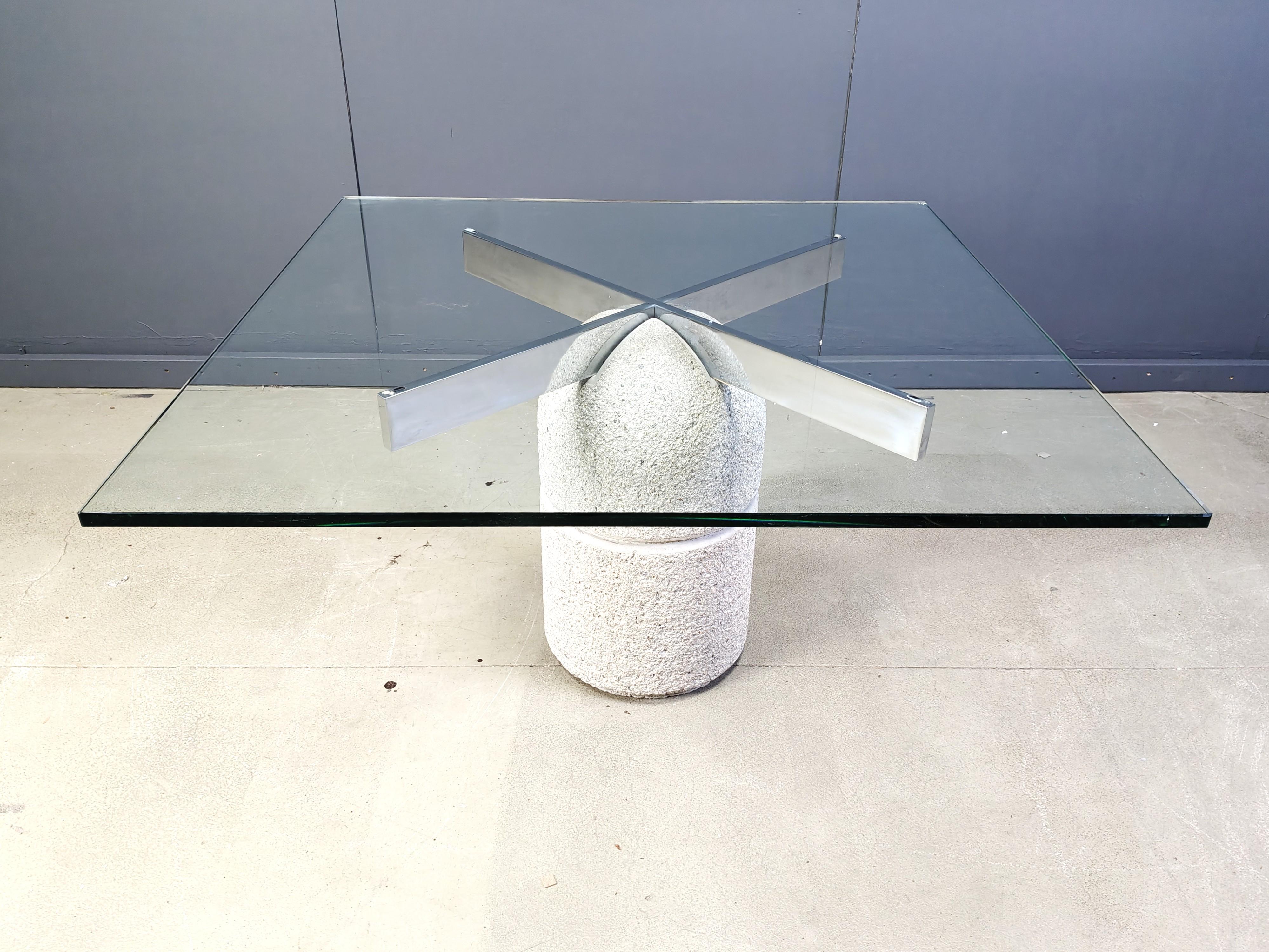 Table de salle à manger Paracarro de Giovanni Offredi pour Saporiti, 1970 en vente 2