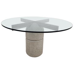 Mesa de comedor "Paracarro" de Giovanni Offredi para Saporiti, años 70