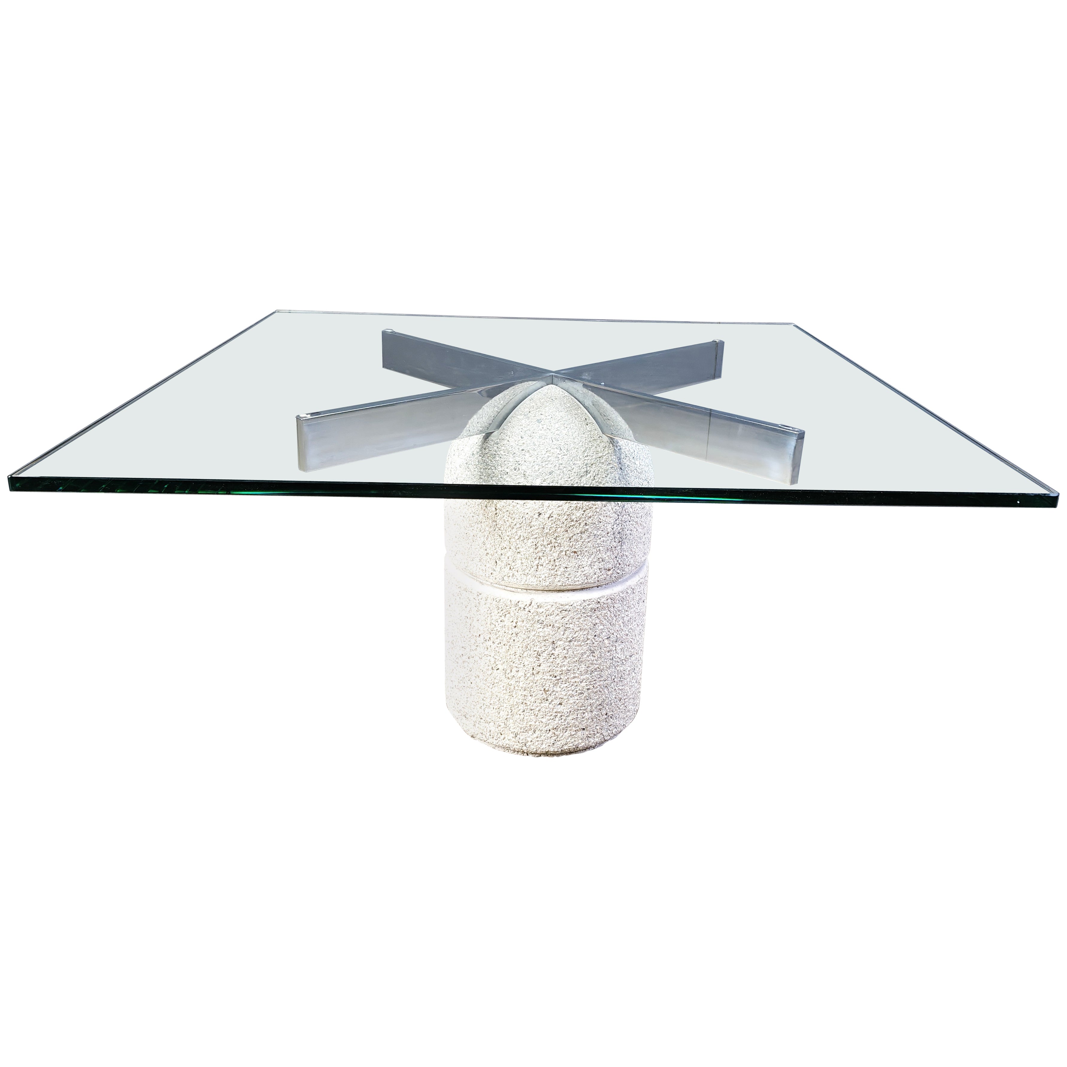 Table de salle à manger Paracarro de Giovanni Offredi pour Saporiti, 1970 en vente