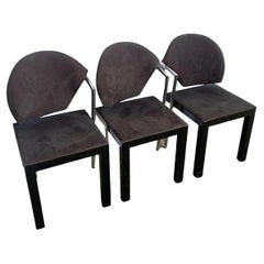 Chaises Parsons de style Giovanni Offredi - Lot de 3