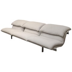 Giovanni Offredi "Wave" Sofa für Saporiti Italia:: seltene Extra Large Größe