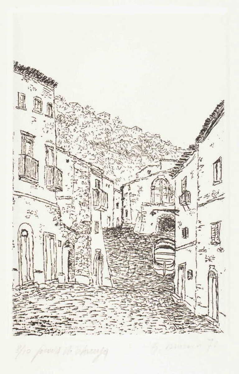 Etching and drypoint on paper.

Hand signed.

Edition of 10 pieces.

Excellent condition.