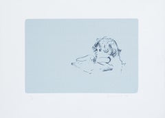 Ornella Reading - Etching by Giovanni Omiccioli - 1975