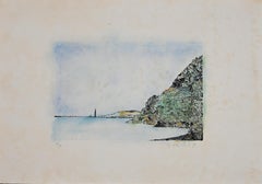 Vintage Scilla - Etching by Giovanni Omiccioli - 1971