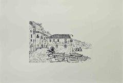 Seascape - Etching by Giovanni Omiccioli - 1970s