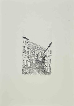 Seascape -Etching by Giovanni Omiccioli - 1970s