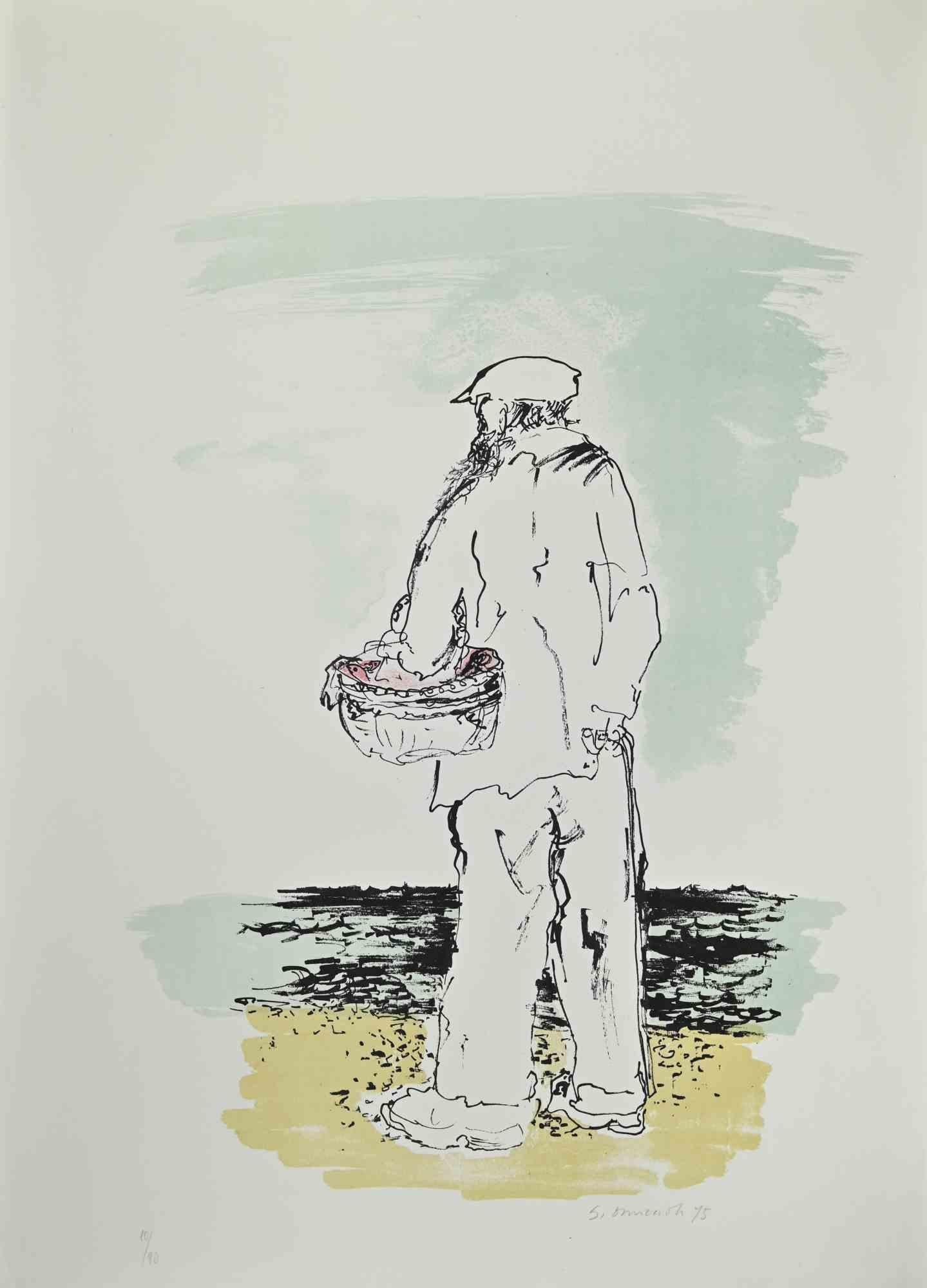Il Pescatore è un'opera d'arte realizzata nel 1975 da Giovanni Omiccioli (25 febbraio 1901 - 1 marzo 1975).

Litografia.

Firmato a mano e numerato a matita, edizione di 90 stampe.

L'artista vuole definire una composizione equilibrata, attraverso