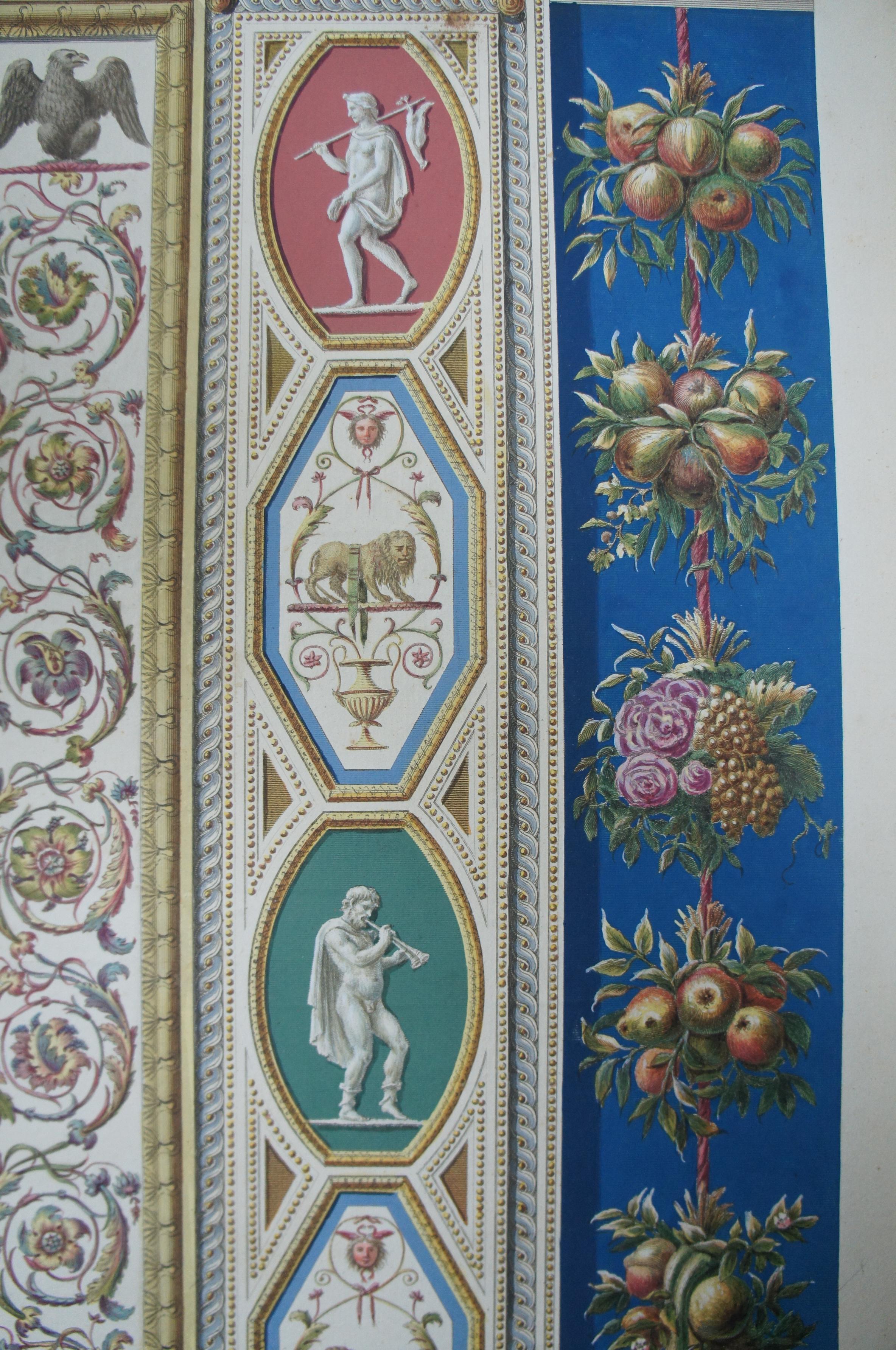 Gravure colorée à la main Le Logge Di Raffaello de Giovanni Ottaviani en vente 2