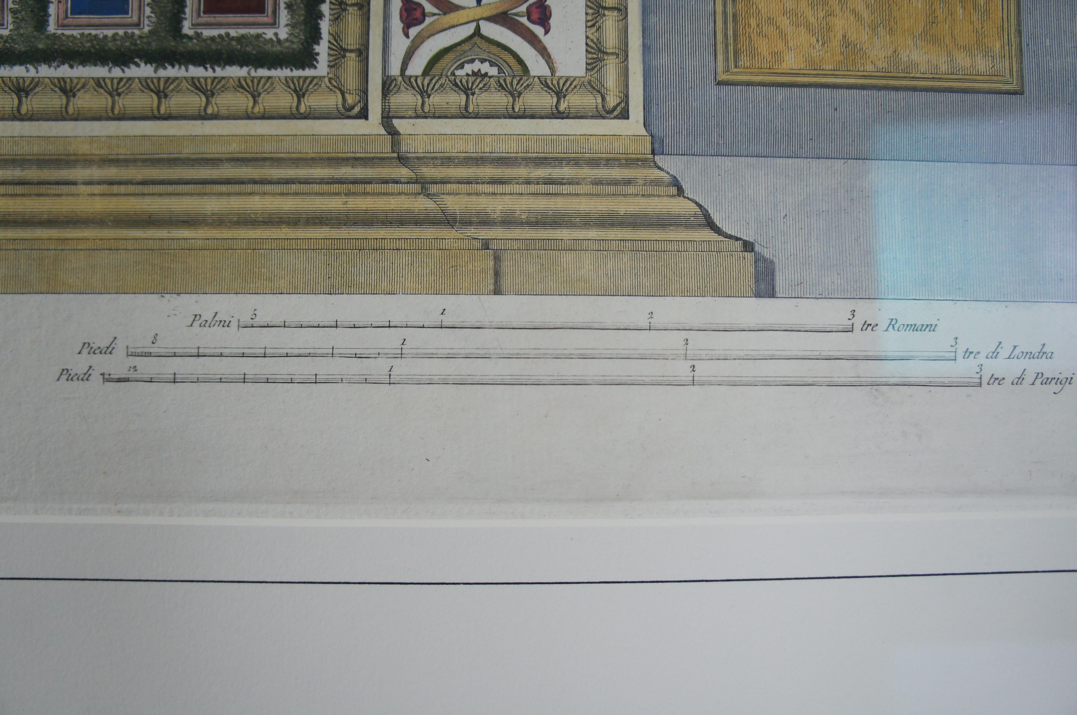Paper 8 Giovanni Ottaviani 1735-1808 Le Logge di Raffaello Hand Colored Engravings