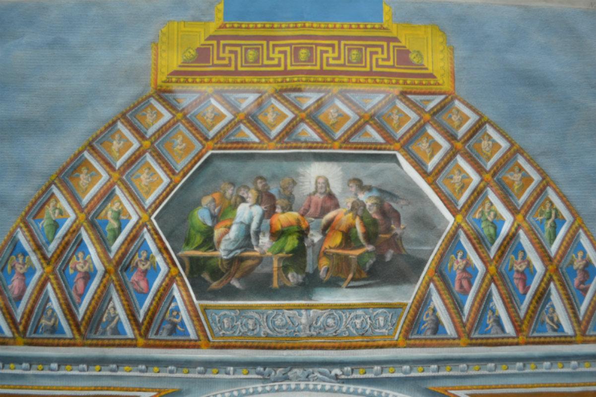Complete Set of G. Ottaviani’s  18thC Engravings of Raphael’s Vatican Loggia 3