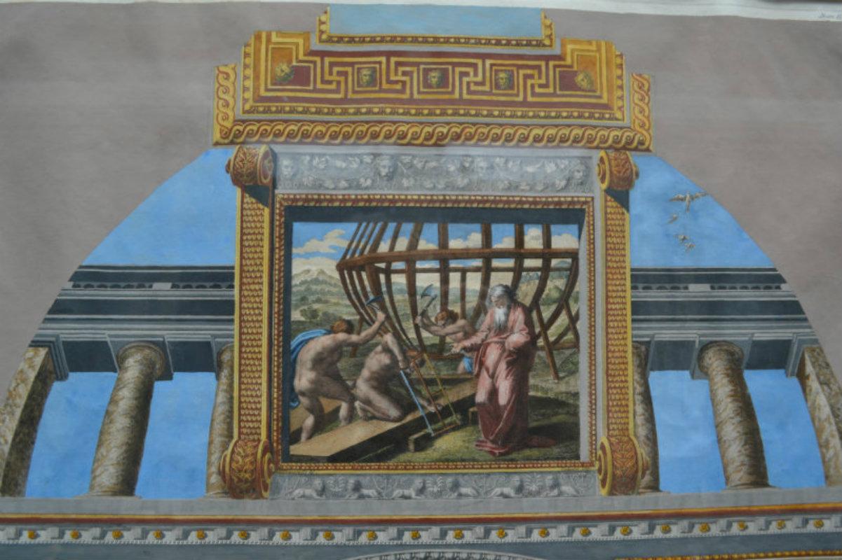 Complete Set of G. Ottaviani’s  18thC Engravings of Raphael’s Vatican Loggia 5