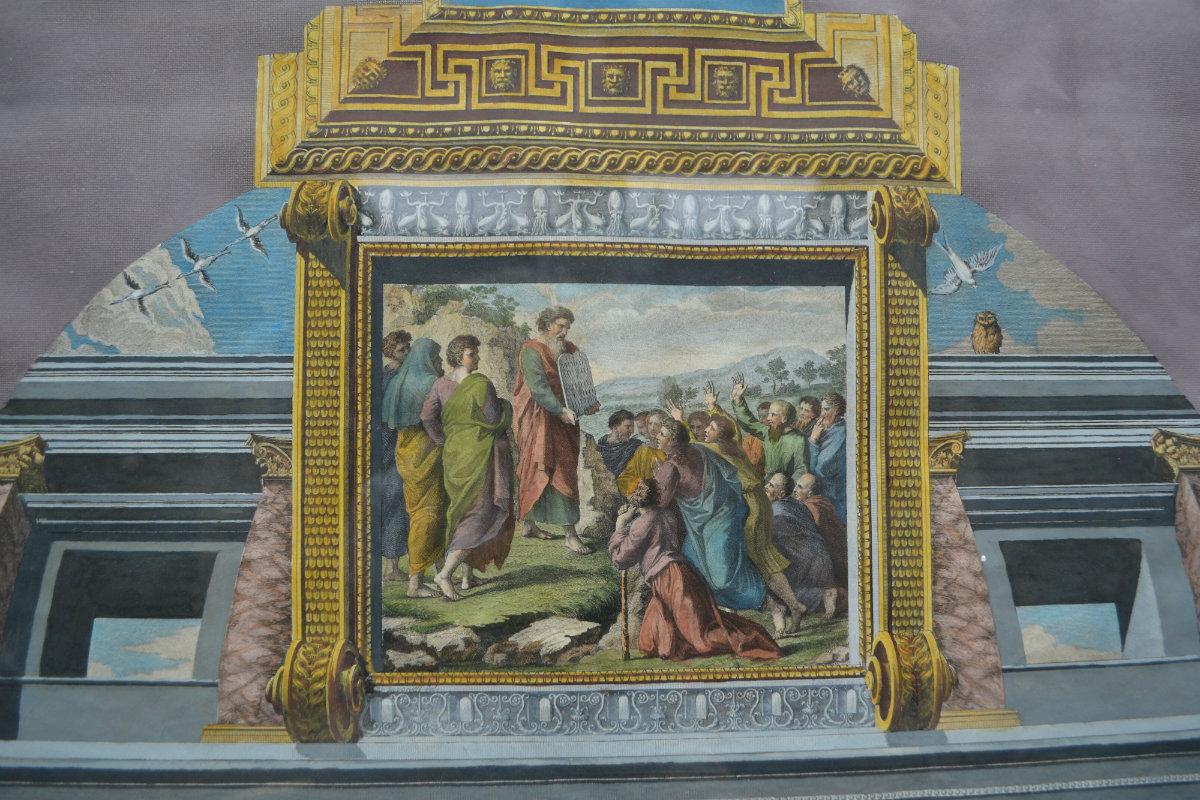 Complete Set of G. Ottaviani’s  18thC Engravings of Raphael’s Vatican Loggia 10