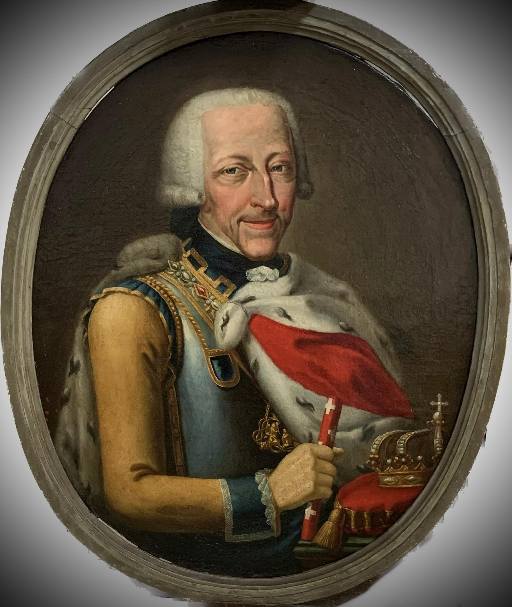 Ritratto del Re di Sardegna Vittorio Amedeo III di Savoia. Ambito di G. Panealbo