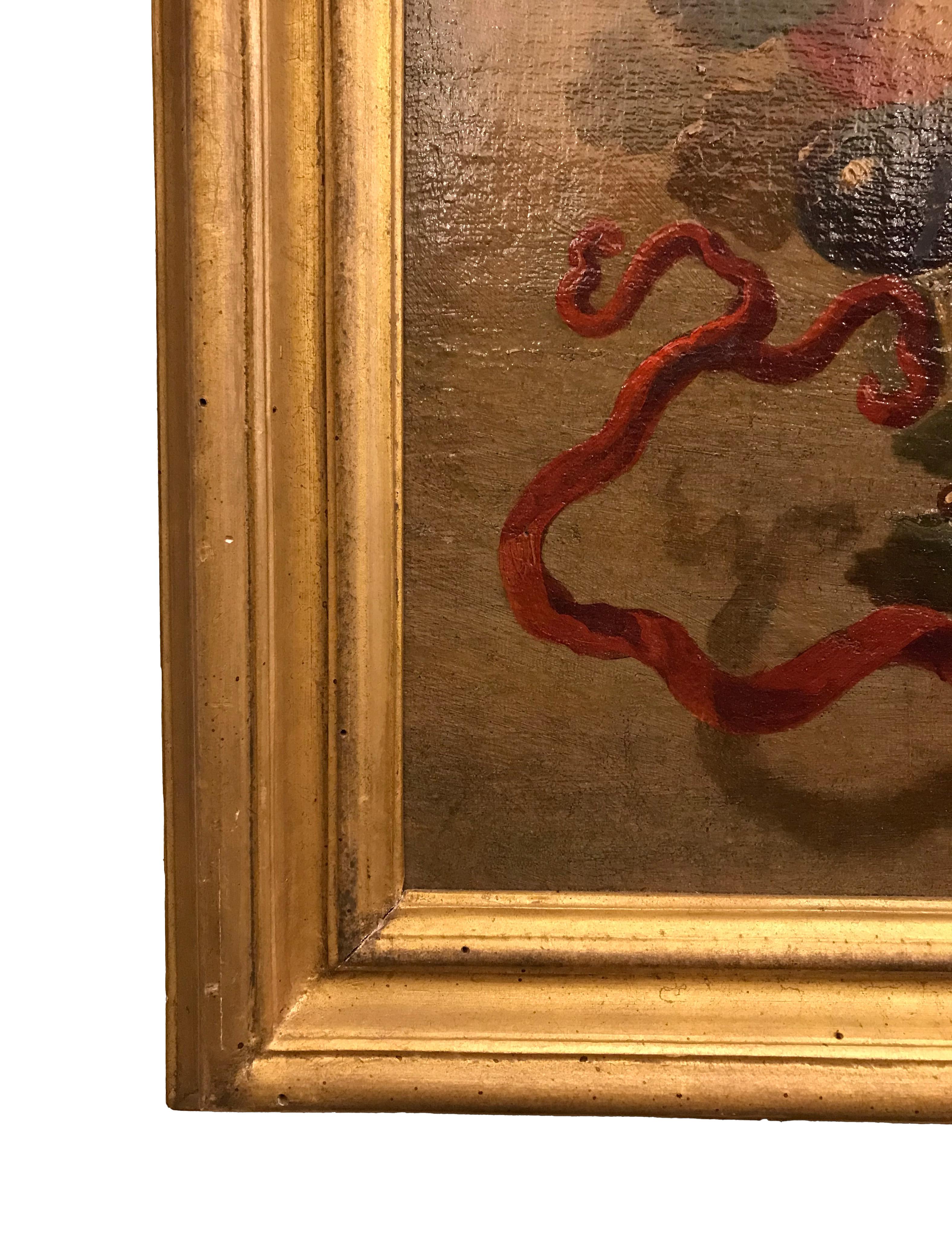 Siglo XVII por Giovanni Paolo Castelli Bodegón Óleo sobre lienzo en venta 9