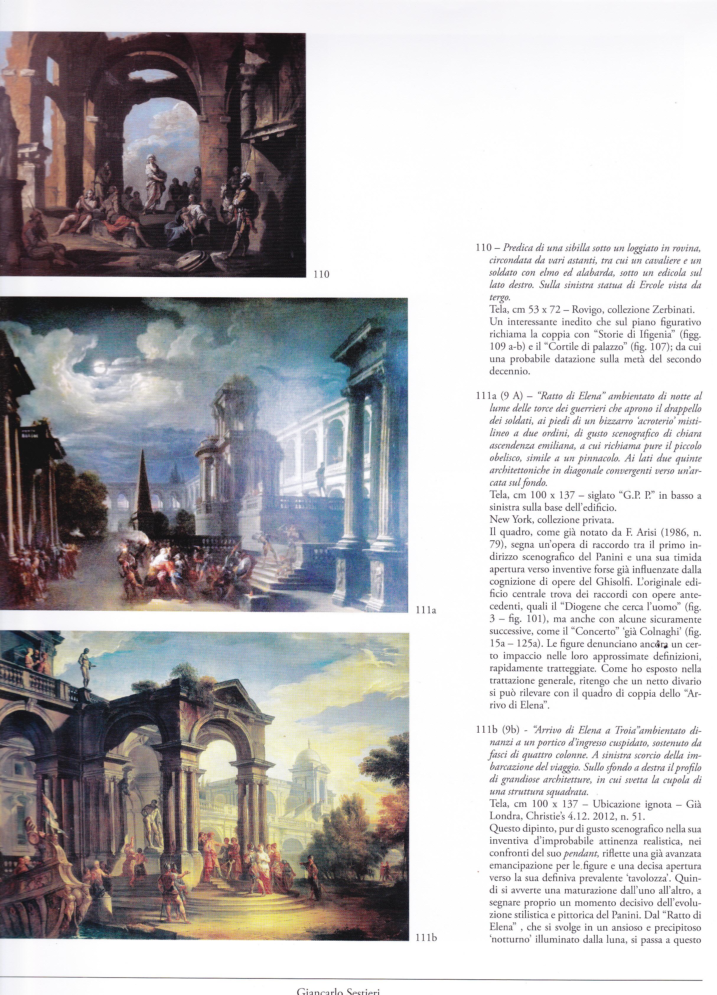 18th century Italian landscape figures painting - Pannini Oil on canvas panini - Painting by Giovanni Paolo Panini