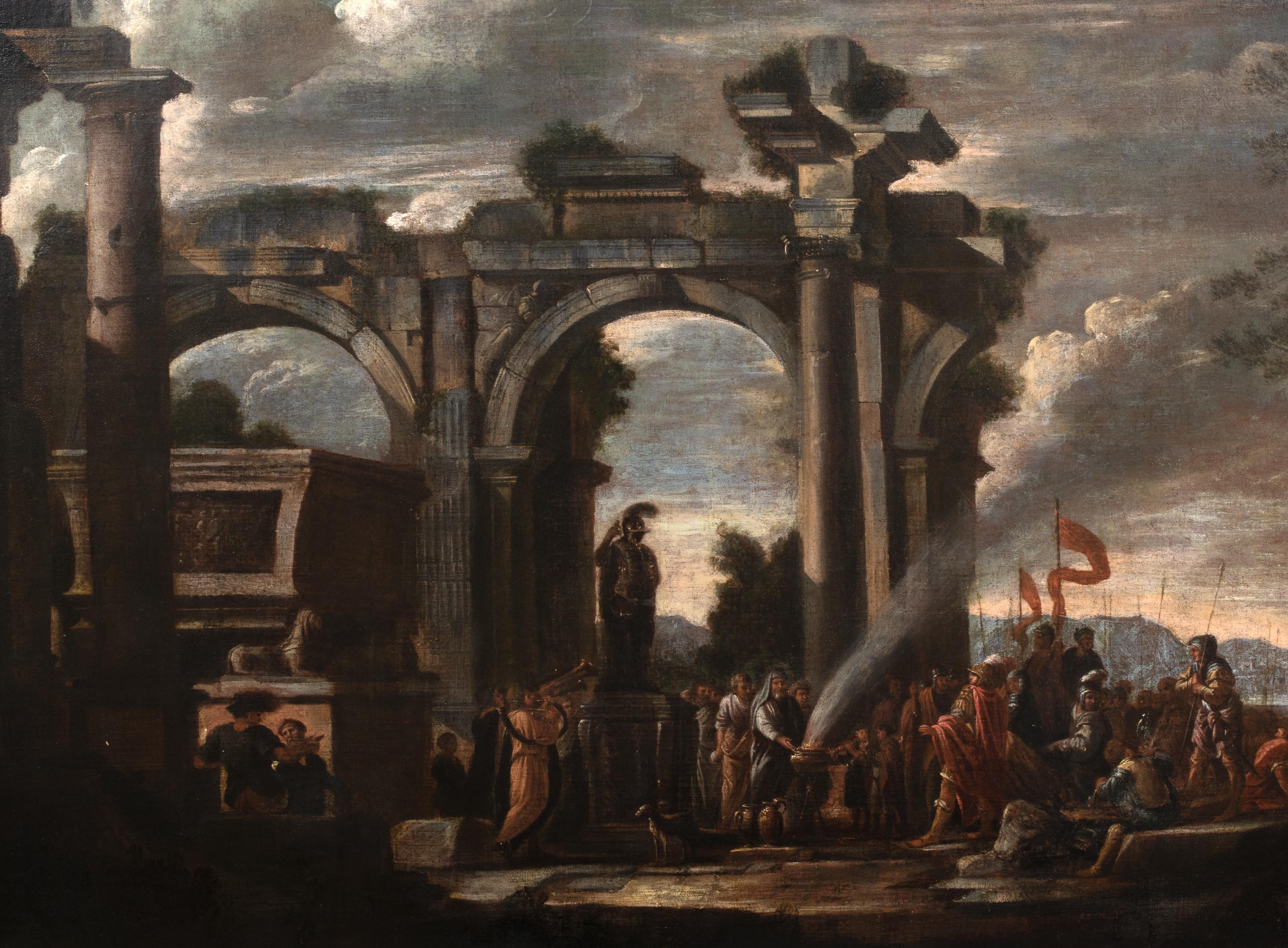 Alexander The Great At The Temple Of Achilles, 18th century  For Sale 2