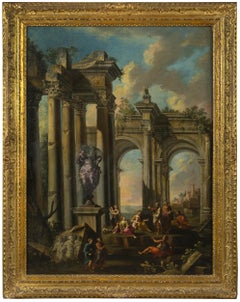 An Architectural Capriccio with the Preaching of an Apostle