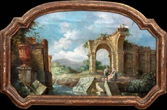 Capriccio delle rovine romane. XVIII secolo, Giovanni Paolo PANINI (1691-1765)