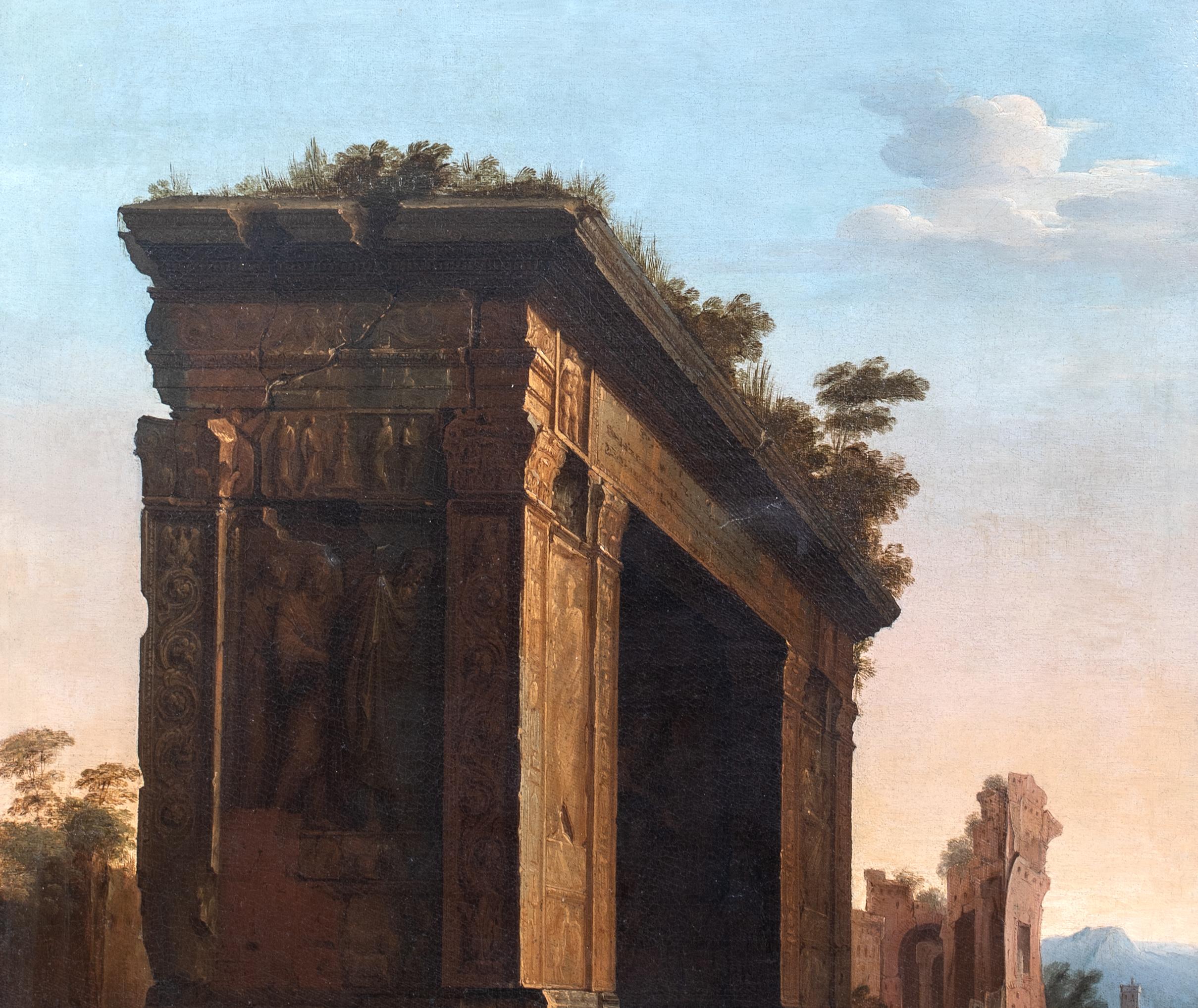 Figures By The Ruins Of An Arch, 18th Century    3