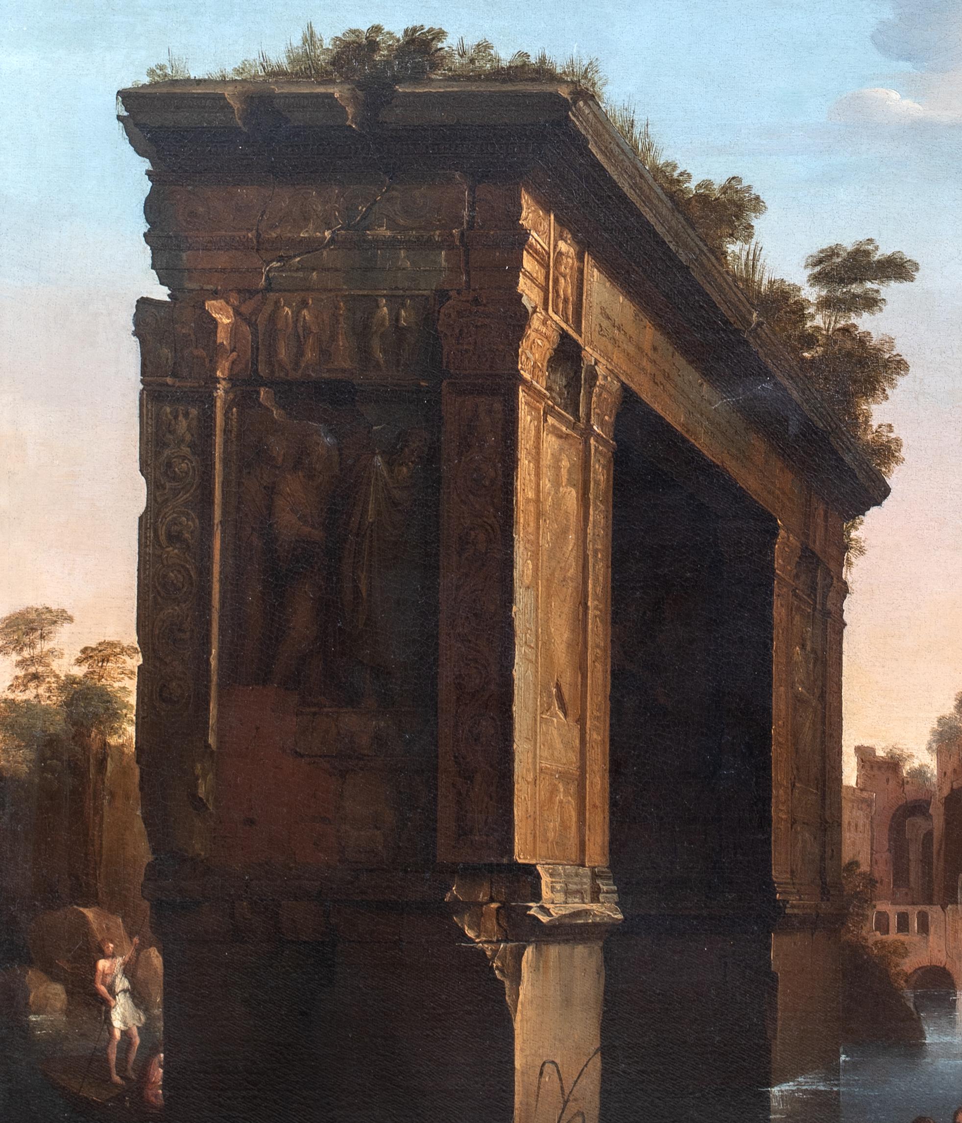 Figures By The Ruins Of An Arch, 18th Century    4