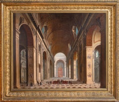St Peters Basilica, Vatican City, Rome, 18th Century  Architectural Interior