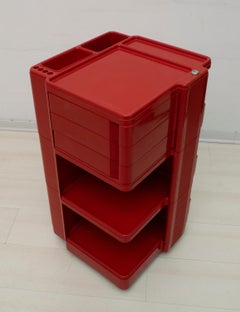 Giovanni Pelis Carrello rosso per artisti italiani di metà secolo per Neolt, anni '60