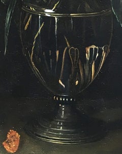 FLOWERS - Italian still life oil on canvas painting, Giovanni Perna