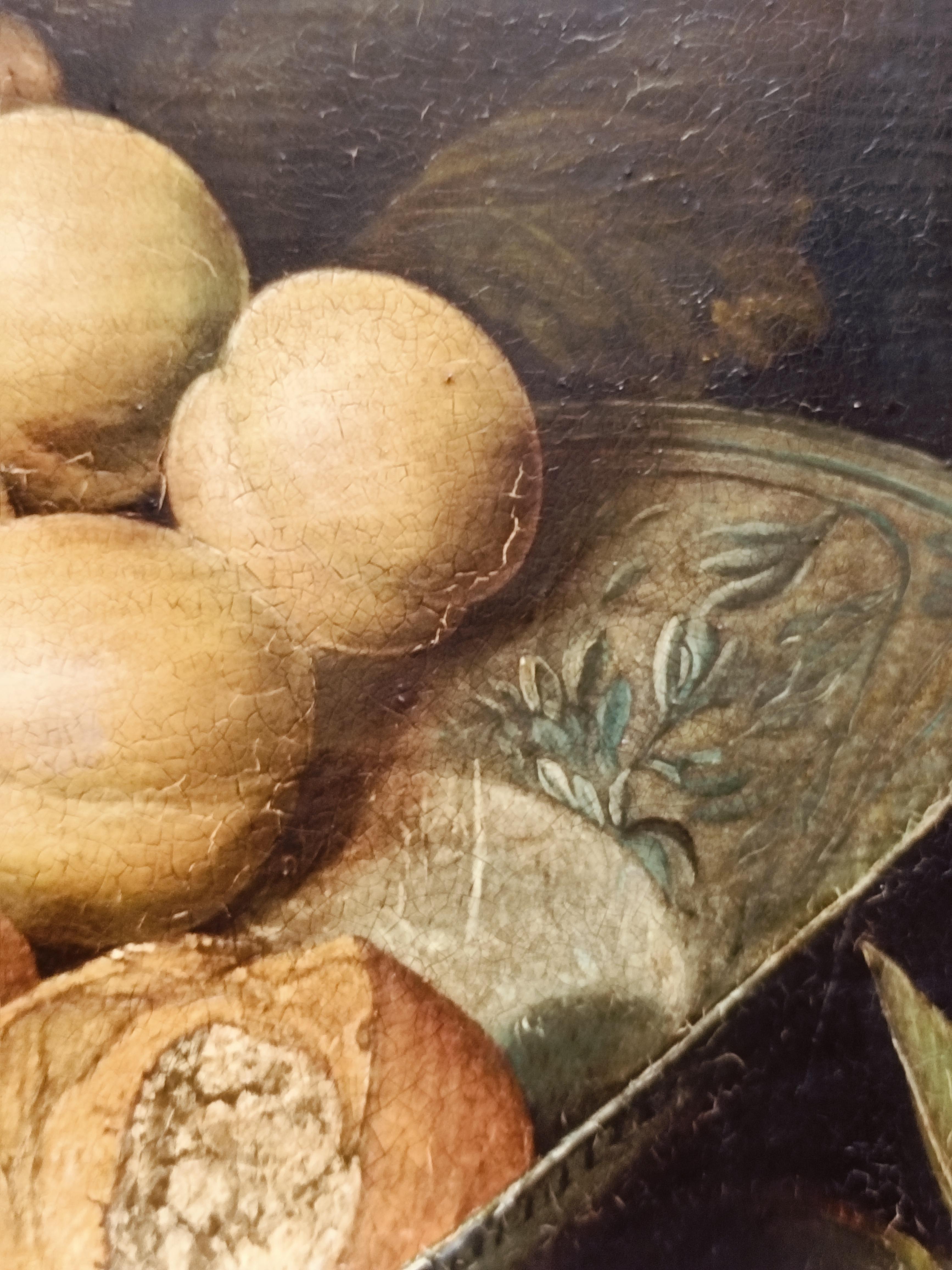 VIDA TRANQUILA - Giovanni Perna - Escuela Holandesa - Óleo sobre Lienzo Pintura Italiana en venta 5