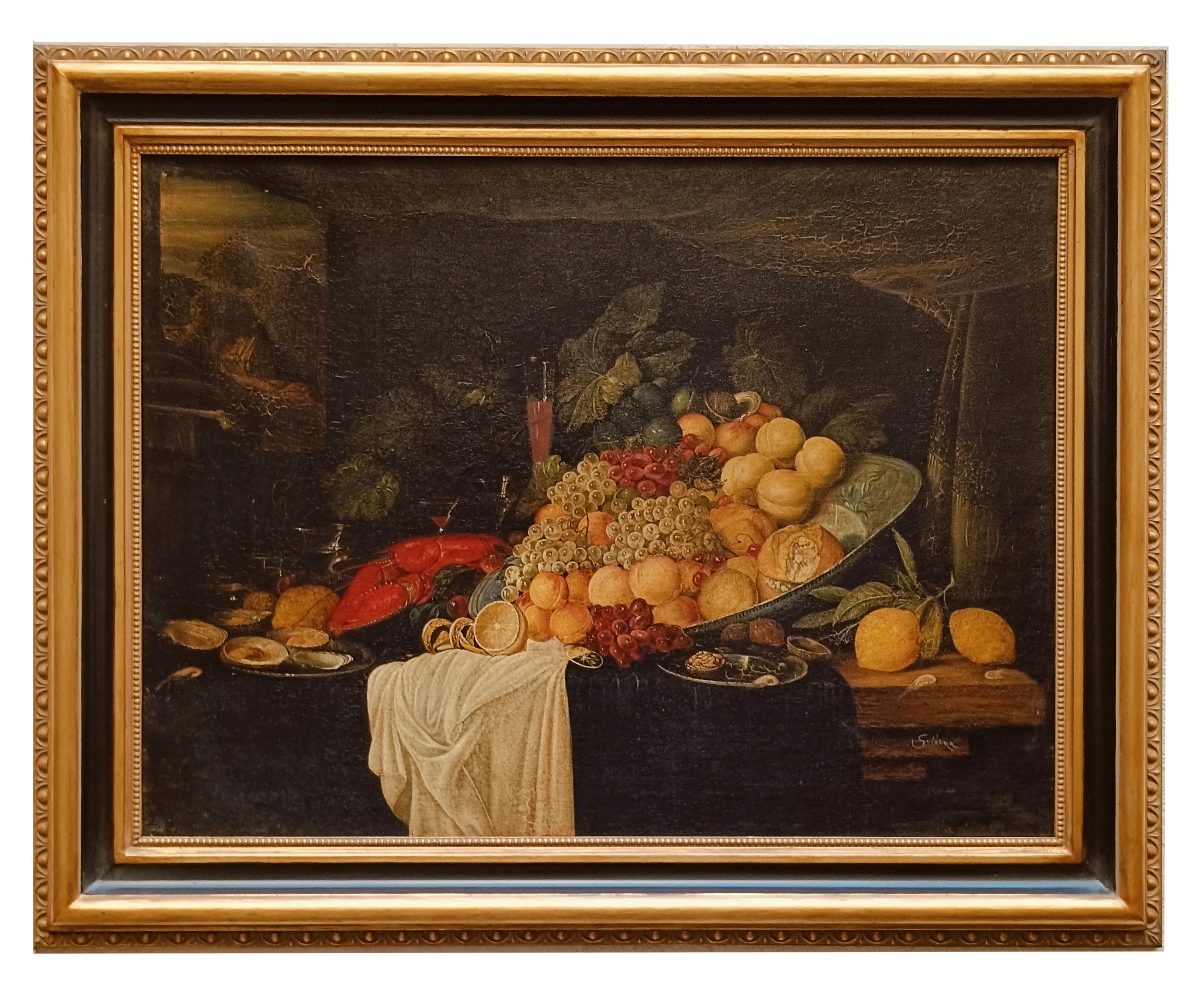 Bodegón - Giovanni Perna Italia 2006 - Óleo sobre lienzo cm.60x80

En este hermoso óleo sobre lienzo Giovanni Perna se inspiró en los cuadros del pintor español de origen holandés Juan van der Hamen, famoso por su producción de bodegones En