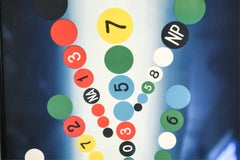 Rare mid century modern Olivetti Fully Automatic Printing Calculator poster, '50