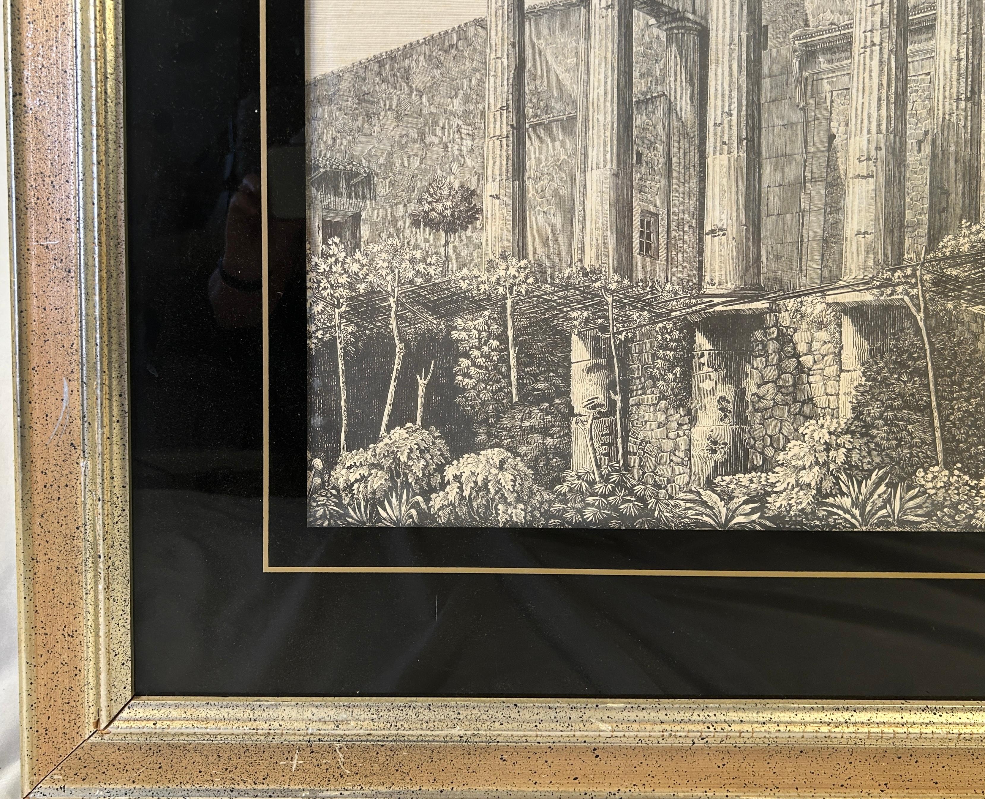 Etched Giovanni Piranesi's 