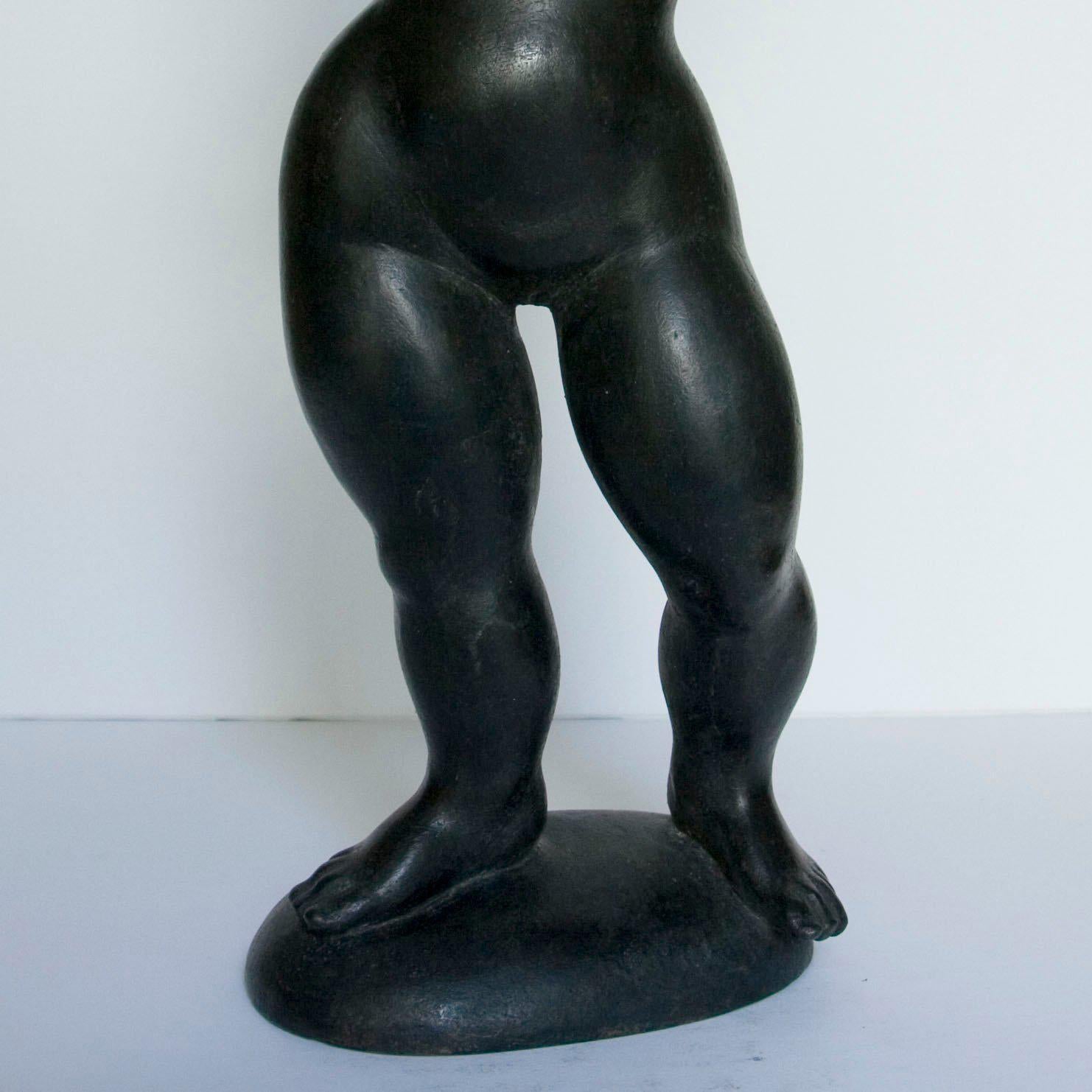 Kleine Pomina (Small Pomina) - Bronze, Female Nude, Contemporary, Austrian,  - Sculpture by Giovanni Rindler