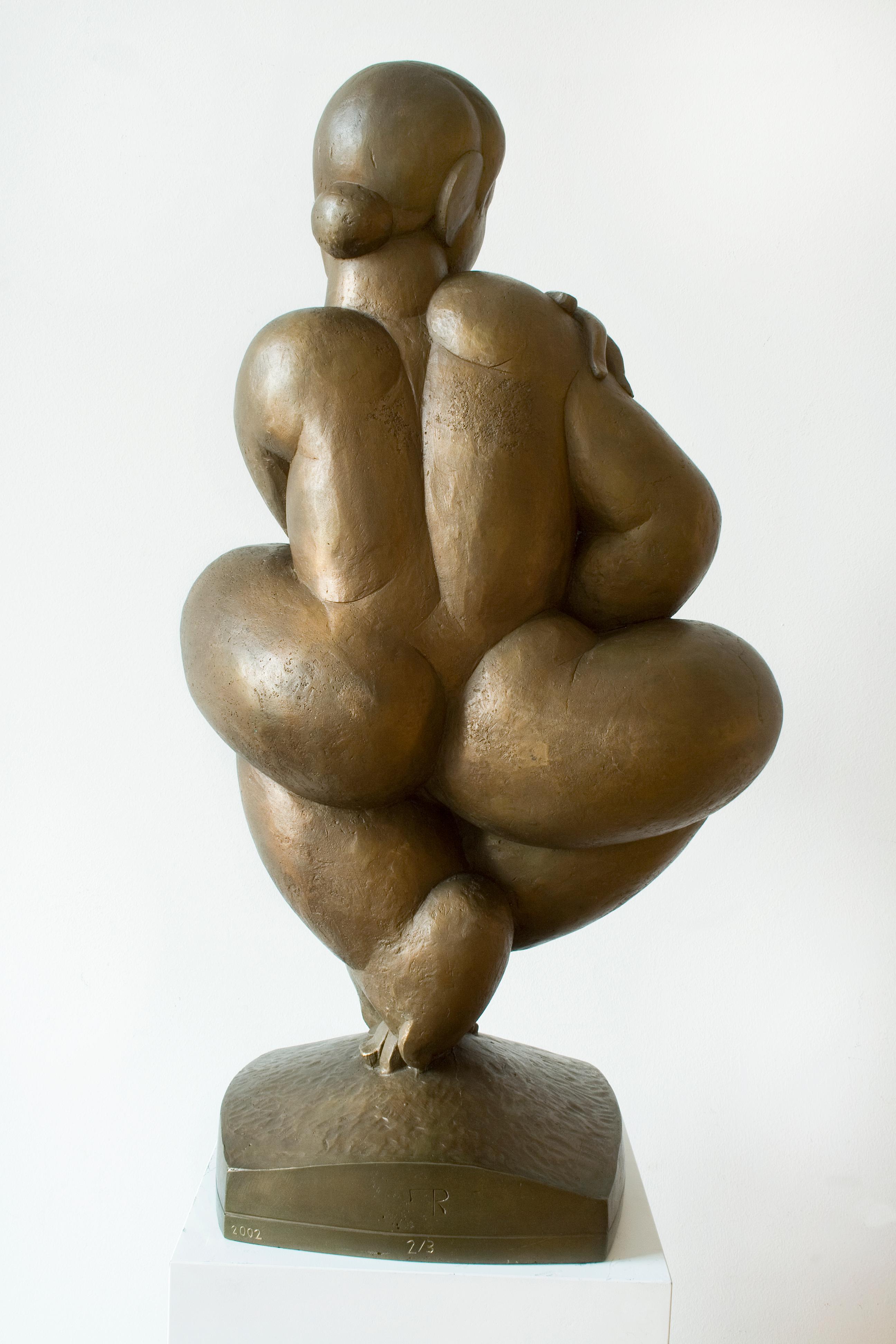 Ballerine au repos - Sculpture de Giovanni Rindler