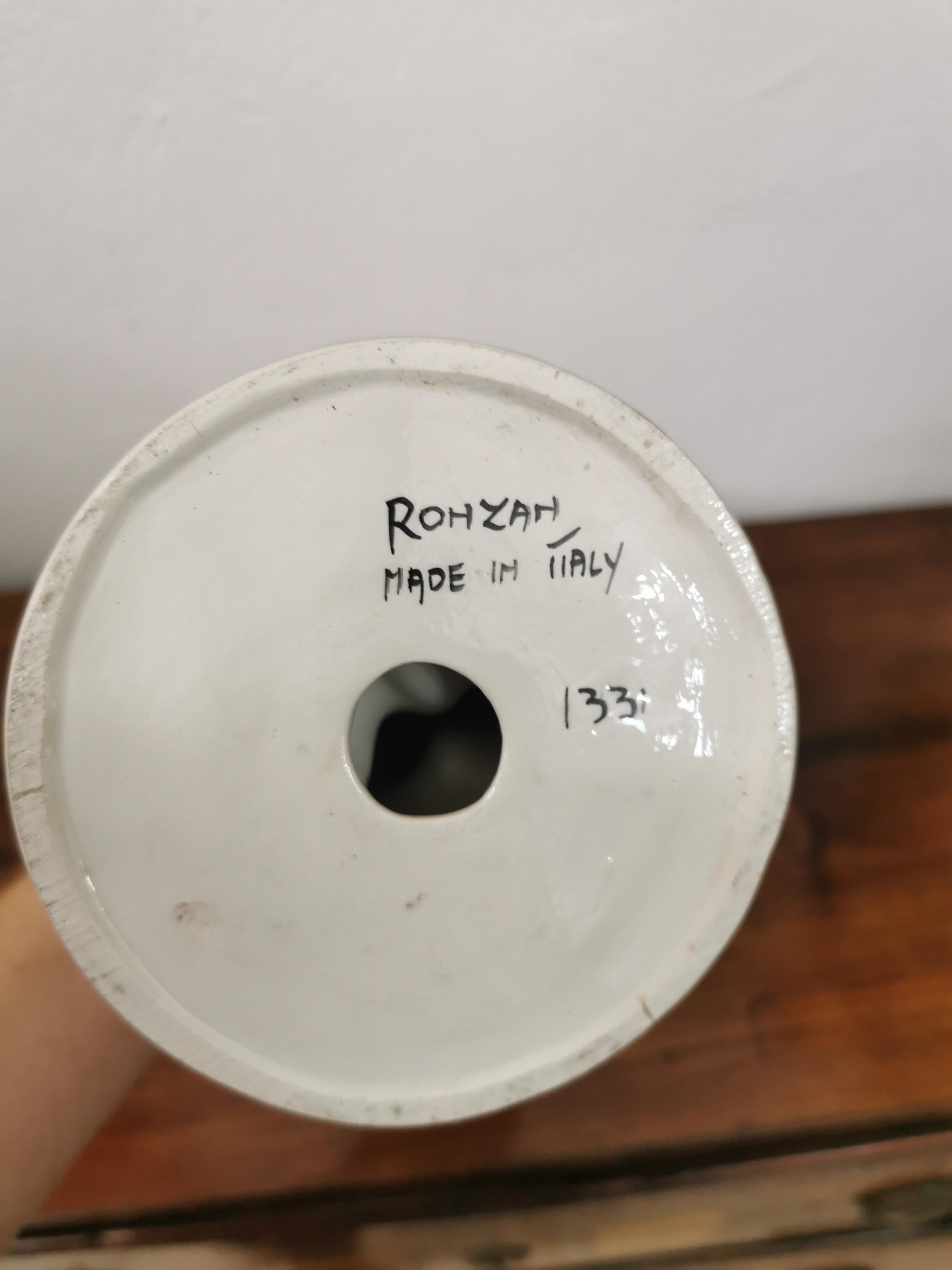 Ceramic Giovanni Ronzan, Large Italian Figure