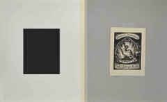 Ex Libris  - Giorgio Balbi - Chimica Armoniosa - Etching  - Mid-20th Century