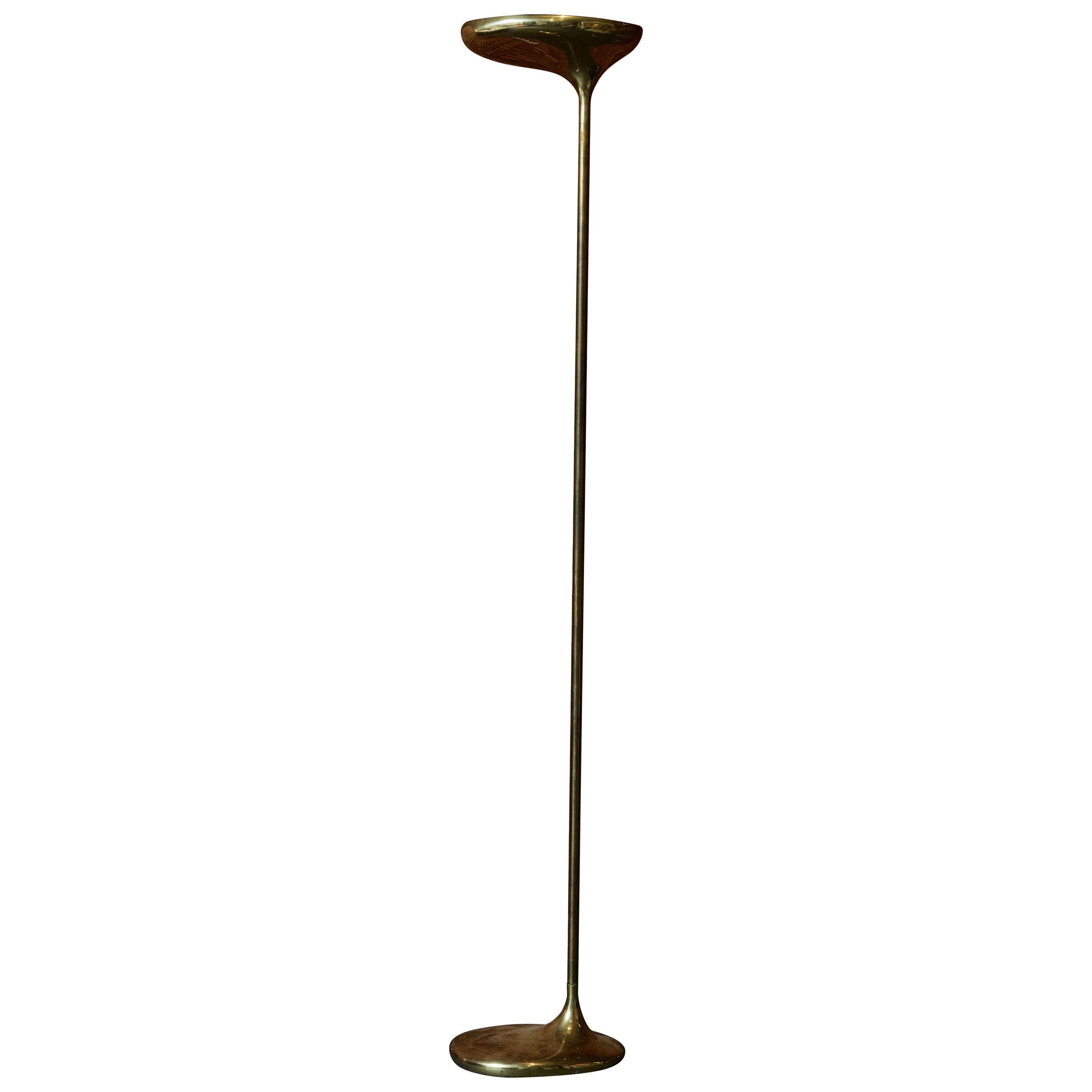 Giovanni Santoni Brass Floor Lamp