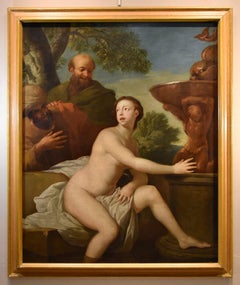 Susanna The Elders Segala Paint 17/18th Century Oil on canvas Old master Italy